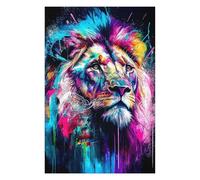 Puzzles for Adults 75x50cm/1000pcs Colorful Lion Portrait-35 Puzzles for Adults Brain Teaser Game Perfect Decoration Unique Birthday And Xmas Gifts 75x50cm/1000pcs
