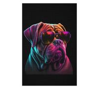 Puzzles for Adults 75x50cm/1000pcs Dogue De Bordeaux Jigsaws for Adults Brain Teaser Game Difficult Hard Challenging Game Gifts 75x50cm/1000pcs