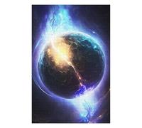 Puzzles for Adults 75x50cm/1000pcs Electricity And Fire Globe Artwork Adult Jigsaw Puzzle Hands-on Game Precision Cutting Challenging Game Gifts 75x50cm/1000pcs