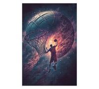 Puzzles for Adults 75x50cm/1000pcs Galactic Slam Dunk Adult Jigsaw Puzzle Hands-on Game Precision Cutting Challenging Game Gifts 75x50cm/1000pcs