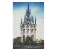 Puzzles for Adults 75x50cm/1000pcs Gouda Puzzle for Adults Brain Teaser Game Improve Memory Fun at Home Activities, 75x50cm/1000pcs