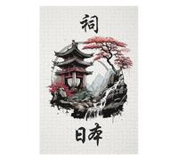 Puzzles for Adults 75x50cm/1000pcs Japan Landscape Puzzle for Adults Brain Teaser Game Improve Memory Fun at Home Activities, 75x50cm/1000pcs