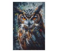 Puzzles for Adults 75x50cm/1000pcs Painted Owl Majesty Adult Jigsaw Puzzle Hands-on Game Precision Cutting Challenging Game Gifts 75x50cm/1000pcs