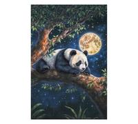 Puzzles for Adults 75x50cm/1000pcs Panda Under Moonlight Adult Jigsaw Puzzle Toy Wall Decor Perfect Decoration Christmas Birthday Gifts 75x50cm/1000pcs