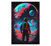 Puzzles for Adults 75x50cm/1000pcs Puzzles Astronaut's Cosmic Journey -1 Jigsaw for Adults Relaxing Games But Fun And Humorous Deal As Gifts for The Whole Family 75x50cm/1000pcs