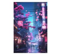 Puzzles for Adults 75x50cm/1000pcs Puzzles Cherry Blossom Night Market -2 Jigsaw for Adults Relaxing Games But Fun And Humorous Deal As Gifts for The Whole Family 75x50cm/1000pcs