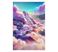 Puzzles for Adults 75x50cm/1000pcs Puzzles Cloudy Mountain Paradise Jigsaw for Adults Relaxing Games But Fun And Humorous Deal As Gifts for The Whole Family 75x50cm/1000pcs