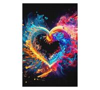 Puzzles for Adults 75x50cm/1000pcs Puzzles Colorful Heart Painting -2 Jigsaw for Adults Relaxing Games But Fun And Humorous Deal As Gifts for The Whole Family 75x50cm/1000pcs