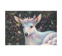Puzzles for Adults 75x50cm/1000pcs Puzzles Enchanted Forest Deer Fantasy Art Jigsaws for Adults Family Games But Fun And Humorous for Birthday, Chrismas 75x50cm/1000pcs