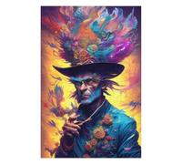 Puzzles for Adults 75x50cm/1000pcs Puzzles Magical Floral Sorcerer Adult Puzzles Brain Teaser Game Birthday Present Unique Birthday And Gifts 75x50cm/1000pcs