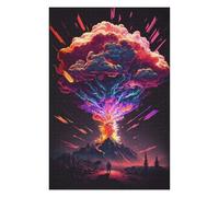 Puzzles for Adults 75x50cm/1000pcs Puzzles Volcano Eruption A Spectacular Display of Nature's Power Adult Puzzles Brain Teaser Game Birthday Present Unique Birthday And Gifts 75x50cm/1000pcs