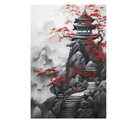 Puzzles for Adults 75x50cm/1000pcs Stroke Brush Japan Puzzle for Adults Brain Teaser Game Improve Memory Fun at Home Activities, 75x50cm/1000pcs