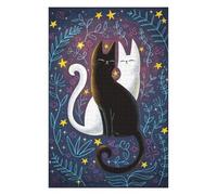 Puzzles for Adults 75x50cm/1000pcs Universe of Cats Jigsaws for Adults Brain Teaser Game Difficult Hard Challenging Game Gifts 75x50cm/1000pcs