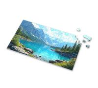 Puzzles For Adults A Serene Lake Surrounded By Majestic Mountains Picture Puzzle Spot It Game For Kids Puzzles 500 Pieces For Adult(1000PCS)