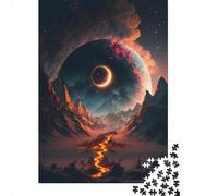 Puzzles for Adults And Beyond The Horizon 1000 Piece Jigsaw Puzzle Game Wooden Puzzle for Adults & for Age 18 And Up Brain Teaser Game 1000pcs (75x50cm)