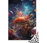 Puzzles for Adults And Galaxy Octopus 1000 Piece Jigsaw Puzzle Game Wooden Puzzle for Adults & for Age 18 And Up Brain Teaser Game 1000pcs (75x50cm)