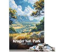 Puzzles for Adults And Kruger National Park, South Africa 1000 Piece Jigsaw Puzzle Game Paper Puzzle for Adults & for Age 18 And Up Brain Teaser Game 38x26cm/1000pcs