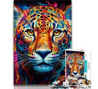 Puzzles for Adults And Teenagers African Leopard 1000 Piece Jigsaw,for Educational Game Challenge Toy Unique Home Decor And Gifts (size 75x50cm)