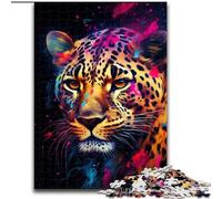 Puzzles for Adults And Teenagers African Leopard,Help The Brain Exercise Addictive Toys to Cultivate Patience Perfect Decoration 50x75cm