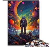 Puzzles for Adults And Teenagers Alien Astronaut in Space Challenging To Complete But Fun And Humorous Unique Birthday And Gifts 70x100cm
