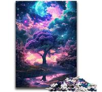 Puzzles for Adults And Teenagers Amazing Neon Fantasy Nature Educational Games Home Decoration Artists Collection, Fine Art 38x26cm