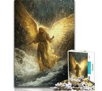 Puzzles for Adults And Teenagers Angel Baby,Help The Brain Exercise Addictive Toys to Cultivate Patience Perfect Decoration 38x26cm