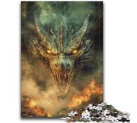 Puzzles for Adults And Teenagers Angry Dragon Stress Reliever Difficult Challenge Deal As Gifts for The Whole Family 26x38cm