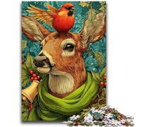 Puzzles for Adults And Teenagers Animal Deer Stress Reliever Difficult Challenge Deal As Gifts for The Whole Family 26x38cm