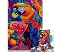 Puzzles for Adults And Teenagers Animal Parrot 1000 Piece Jigsaw,for Educational Game Challenge Toy Unique Home Decor And Gifts (size 75x50cm)