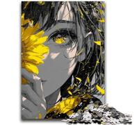 Puzzles for Adults And Teenagers Anime Flower Girl Stress Reliever Difficult Challenge Deal As Gifts for The Whole Family 50x75cm