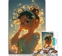 Puzzles for Adults And Teenagers Anime Girl Puzzles for Adults,Challenging Game for The Whole for Women, Gifts for Men 38x26cm