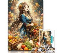 Puzzles for Adults And Teenagers Anime Girl Teenager Jigsaw,Stress Reliever Difficult Challenge Unique Home Decor And Gifts 38x26cm