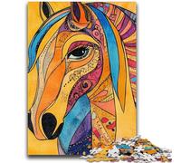 Puzzles for Adults And Teenagers Art Horse Stress Reliever Difficult Challenge Deal As Gifts for The Whole Family 26x38cm
