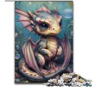 Puzzles for Adults And Teenagers Baby Dragon, Family Entertainment Toys Is Ideal As Gifts for The Whole Family for 14+ (Size50x75cm)