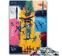 Puzzles for Adults And Teenagers Basquiat in The Style 1000 Pieces for Adults,Challenging Family Activity Games DIY Toy for Home Wall Decor Gifts (50x75cm)