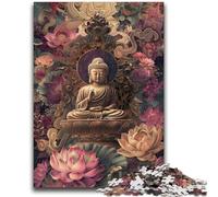 Puzzles for Adults And Teenagers Buddha Statue Teenager Jigsaw,Stress Reliever Difficult Challenge Unique Home Decor And Gifts (38x26cm)