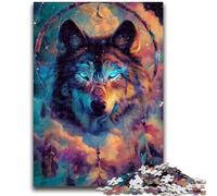 Puzzles for Adults And Teenagers Catching Net Wolf Teenager Jigsaw,Challenging Game for The Whole for Women, Gifts for Men (50x75cm)