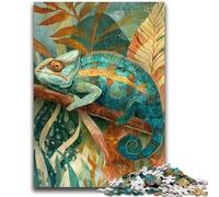 Puzzles for Adults And Teenagers Chameleon Teenager Jigsaw,Challenging Game for The Whole for Women, Gifts for Men (38x26cm)