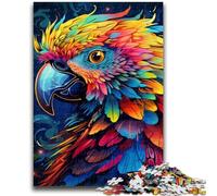 Puzzles for Adults And Teenagers Colorful Art Parrot Puzzles for Adults,Challenging Game for The Whole for Women, Gifts for Men (50x75cm)