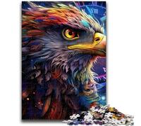 Puzzles for Adults And Teenagers Colorful Eagle 1000 Pieces for Adults,Fun Games Every Piece Is Unique - Challenging Family Fun Game (38x26cm)