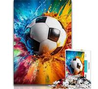 Puzzles for Adults And Teenagers Colorful Football 1000 Piece Jigsaw,for Educational Game Challenge Toy Unique Home Decor And Gifts (size 75x50cm)