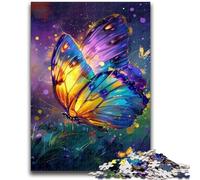 Puzzles for Adults And Teenagers Colourful Beautiful Butterfly Teenager Jigsaw,Challenging Game for The Whole for Women, Gifts for Men (38x26cm)