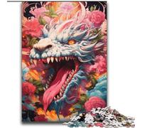 Puzzles for Adults And Teenagers Colourful Graffiti Flying Dragon Educational Games Home Decoration Artists Collection, Fine Art 70x100cm