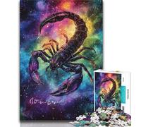 Puzzles for Adults And Teenagers Cosmic Scorpion 1000 Piece Jigsaw,Challenging Game Gifts for Is Ideal As A Gift for The Whole Family (size 38x26cm)