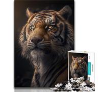 Puzzles for Adults And Teenagers Da Vinci Tiger Puzzles for Adults,Challenging Game for The Whole for Women, Gifts for Men 75x50cm
