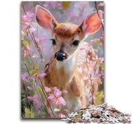 Puzzles for Adults And Teenagers Deer Teenager Jigsaw,Challenging Game for The Whole for Women, Gifts for Men (38x26cm)