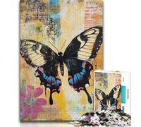 Puzzles for Adults And Teenagers Fantasy Butterfly 1000 Pieces for Adults,Fun Games Every Piece Is Unique - Challenging Family Fun Game 38x26cm
