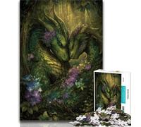 Puzzles for Adults And Teenagers Fantasy Flying Dragon 1000 Piece Jigsaw,Challenging Game Gifts for Is Ideal As A Gift for The Whole Family (size 38x26cm)