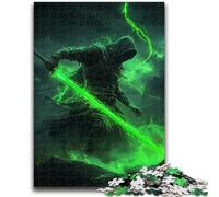 Puzzles for Adults And Teenagers Fantasy Samurai Ninja Adult Puzzles,Challenging Game Toys Wall Decoration Unique Birthday And Xmas Gifts (26x38cm)