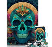 Puzzles for Adults And Teenagers Fantasy Skeleton 1000 Piece Jigsaw,Challenging Game Gifts for Is Ideal As A Gift for The Whole Family (size 38x26cm)